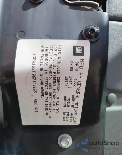 2006 Saturn Ion Level 2 from USA, damaged, VIN 1G8AJ55F96Z147265
